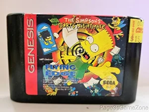 Simpsons The Barts Nightmare Sega Genesis Sega Genesis Game - Play Online Free